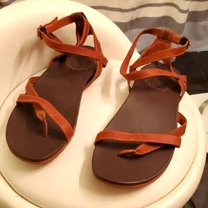 Chaco sandals with ankle strap